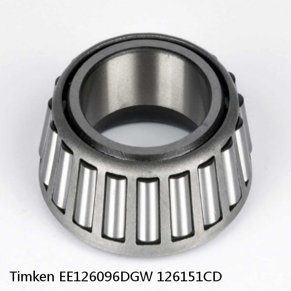 EE126096DGW 126151CD Timken Tapered Roller Bearing