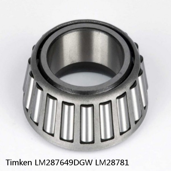 LM287649DGW LM28781 Timken Tapered Roller Bearing