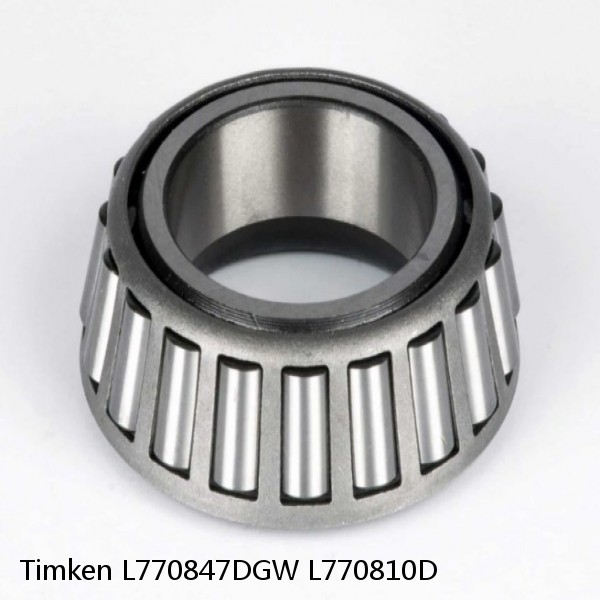 L770847DGW L770810D Timken Tapered Roller Bearing